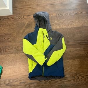 Insulated spider ski jacket size 14